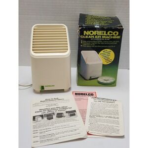 Vintage Norelco Tabletop Clean Air Machine & Deoderizor HB1900 *great condition*
